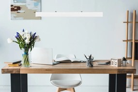 Biała lampa wisząca LED 60 cm z drewna jesionowego L60KB-4K-WEIß wymie