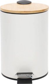 Kosz łazienkowy z bambusem ZETRU, 3 l