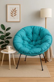 Poduszka puchowa Acapulco wodoodporna na fotel Oxford turkus