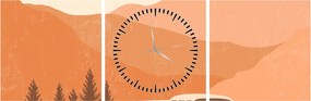 Obraz - Vintage van N⁰1 (z zegarem) (90x30 cm)