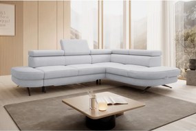 Narożnik OTIS L Prawostronny Regulowane Zagłówki wolnostojący tkanina AURORA 15 WERSAL