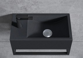 Umywalka ścienna BA18 z odlewu mineralnego