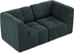 Niebieska aksamitna sofa 180 cm Aloha – Makamii