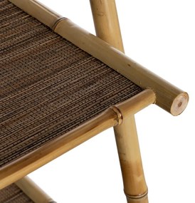 Bambusowy regał w naturalnym kolorze 48x152x50 cm Manali – Ixia