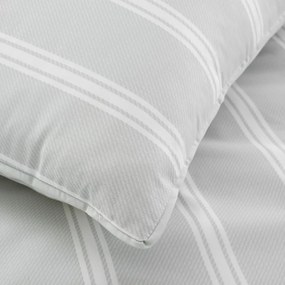 Szara bawełniana pościel dwuosobowa 230x220 cm Ashford Stripe – Bianca