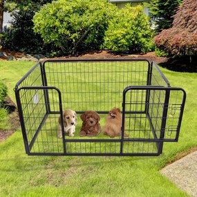 PawHut Wybieg dla szczeniąt, wybieg, kojec, ogrodzenie dla szczeniąt, 70 x 80 cm