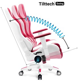 Fotel gamingowy Diablo X-One 2.0 Normal Size, Candy Rose