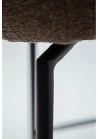 Brązowy tapicerowany hoker (wysokość siedziska 67,5 cm) Glam – DAN-FORM Denmark