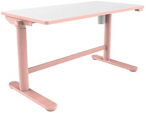 Różowe podnoszone biurko dziecięce elektryczne Z7-P30