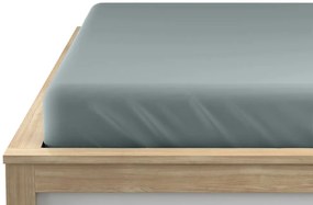 PrzytulneMieszkanie.pl Prześcieradło jersey zielono-niebieskie 90 x 200 cm