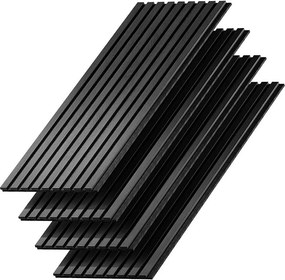 Panele ścienne czarny 120x1.8x40 akustikpaneel