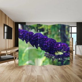 Parawan - Niebieski kwiat (210x170 cm)