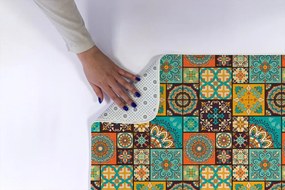 Dywanik łazienkowy Dywanik łazienkowy Kolorowe wzory geometryczne
