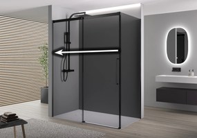Kabina prysznicowa narożna z drzwiami przesuwnymi Soft-Close DX906 FLEX