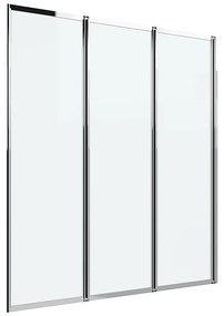 Parawan nawannowy składany z metalu - Chrom - 120 x 140 cm - DISTRICT