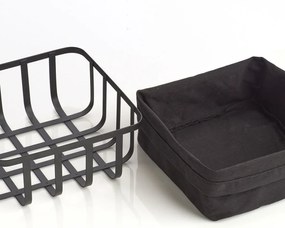 Metalowy koszyk na chleb, 22 x 22 cm