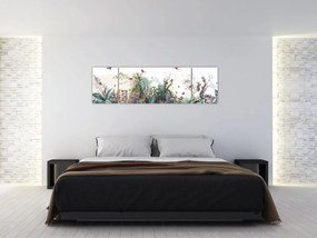 Obraz - Naturalny krajobraz, akwarela (170x50 cm)