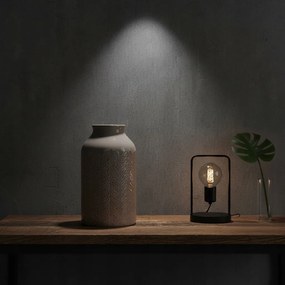 Osłonka Ceramiczna Szara 17 cm Nowoczesny Wazon zdobiony Elegancki wzór