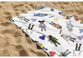 Bawełniany ręcznik plażowy frotte 75x140 cm Unique United – Playmobil