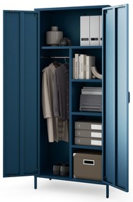 Szafa na ubrania metalowa granatowa FLAVIO