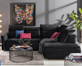 Narożnik MURILLO L z elektryczną regulacją siedziska Prawostronny w tkaninie VOGUE 18 WERSAL