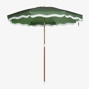 Parasol Ø230 Cm Materiał I Stal Jarko Green - Sklum