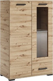 Komoda ALBANO 80 cm do Salonu Sypialni z Szufladą Dąb sonoma