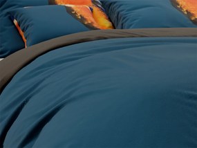 PrzytulneMieszkanie.pl PrzytulneMieszkanie.pl 3D pościel z mikropluszu LEDŇÁČEK niebieskoszare Rozmiar pościeli: 70 x 90 cm | 140 x 200 cm