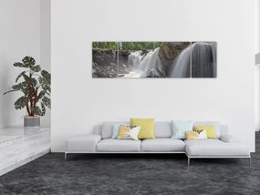 Obraz wodospadów (170x50 cm)