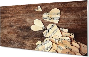 Szklany Panel Muzyka płynąca z Serca