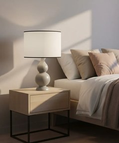 Szara lampka stołowa skandynawska - S223 A8-S24