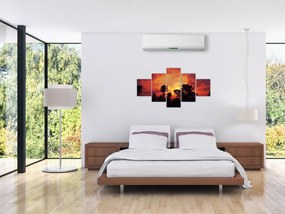 Obraz zachodu słońca (125x70 cm)