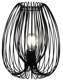 Fabas Luce 3677-34-101 - Lampa stołowa CAMP 1xE27/40W/230V czarny