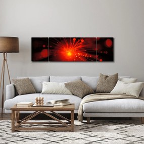 Obraz błyszczącej abstrakcji (170x50 cm)