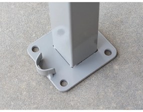 Happy Green Składana parawan przesuwny 3 x 1,6 m, szary