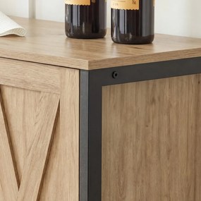 Komoda TAYLOR ARTISAN z otwartymi półkami, 100x70cm