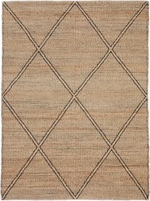 Dywan z juty tkany ręcznie w naturalnym kolorze 160x230 cm Vallalta – Kave Home