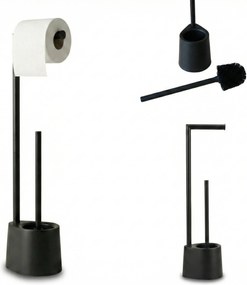 Stojak na papier toaletowy i szczotkę do WC STILK, 63 cm