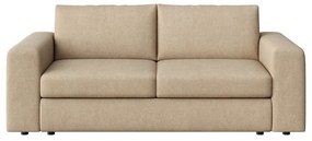 Jasnobrązowa aksamitna sofa 218 cm Baga – Rodier