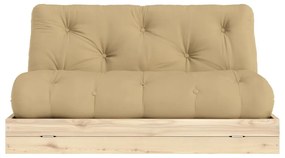 Jasnobrązowa rozkładana sofa 145 cm Flip – Karup Design