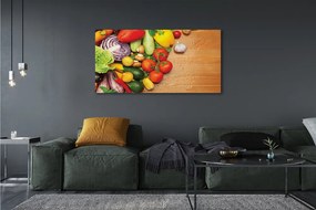 Zdjęcie na płótnie Warzywny Duet z Czosnkiem