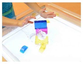 Masterkidz akrylowy pojemnik do zabawy wodą i piaskiem - kwadratowy