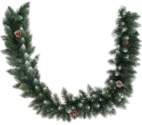 Świąteczna girlanda dekoracyjna Snowy cone, 180 cm