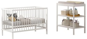Zestaw mebli dla dzieci z litego drewna bukowego 2 szt. Dino – Vipack