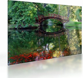 Obraz na szkle - rzeka (70x50 cm)