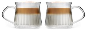 Kubki do cappuccino z podwójną ścianką zestaw 2 szt. 320 ml Mia – Vialli Design