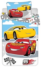 Bawełniana pościel dziecięca do łóżeczka 100x135 cm Cars – Jerry Fabrics