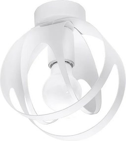 Plafony Nowoczesny Tulos, Stal - 1 Źródło - L.16 X H.21 Cm - Biały