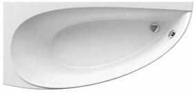 Ravak CT01000000 - Wanna narożna AVOCADO 150x75 cm akryl/biała
