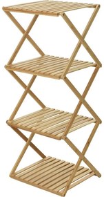 Regał do przechowywania Bambus, 4 półki, 40 x 93,5 x 33,5 cm